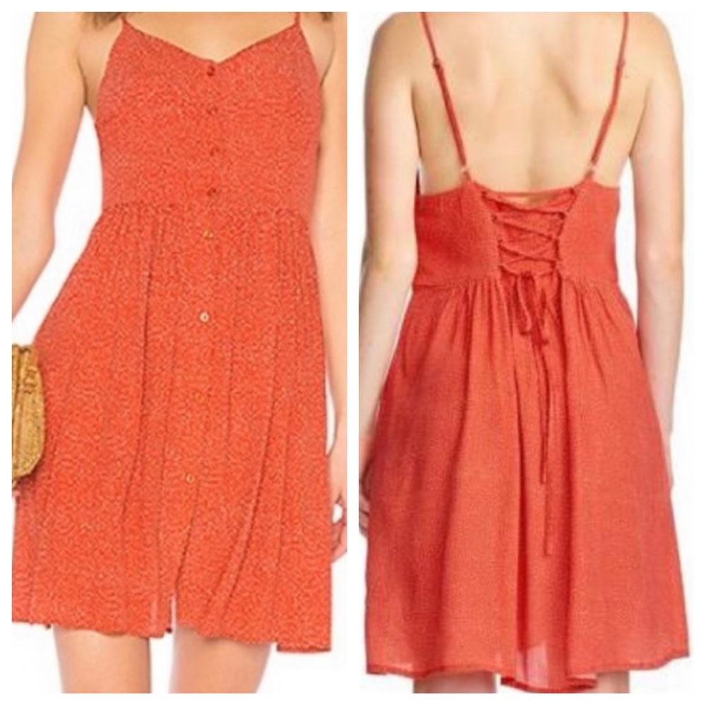 Rolla’s  Asta Mini Dress In Red Mini‎ Dot Size M